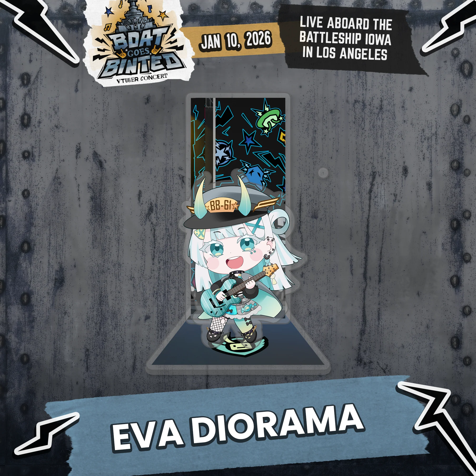 Boat Goes Binted : Acrylic Diorama Set - Image 9