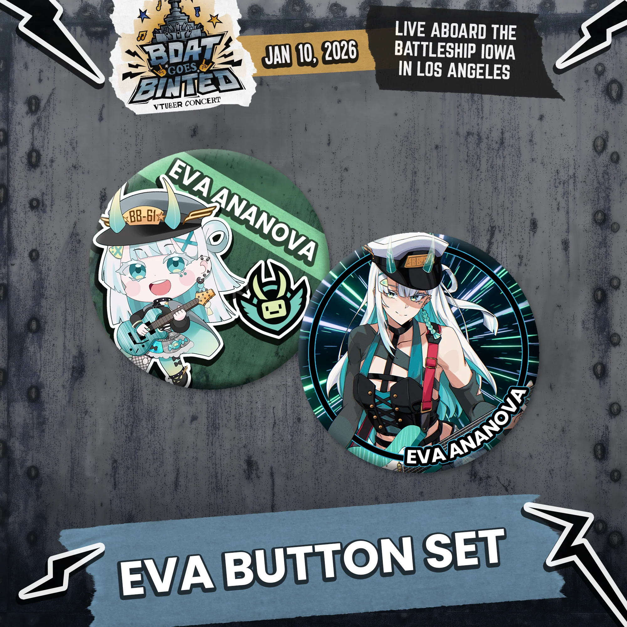 Boat Goes Binted : Button Sets - Image 3