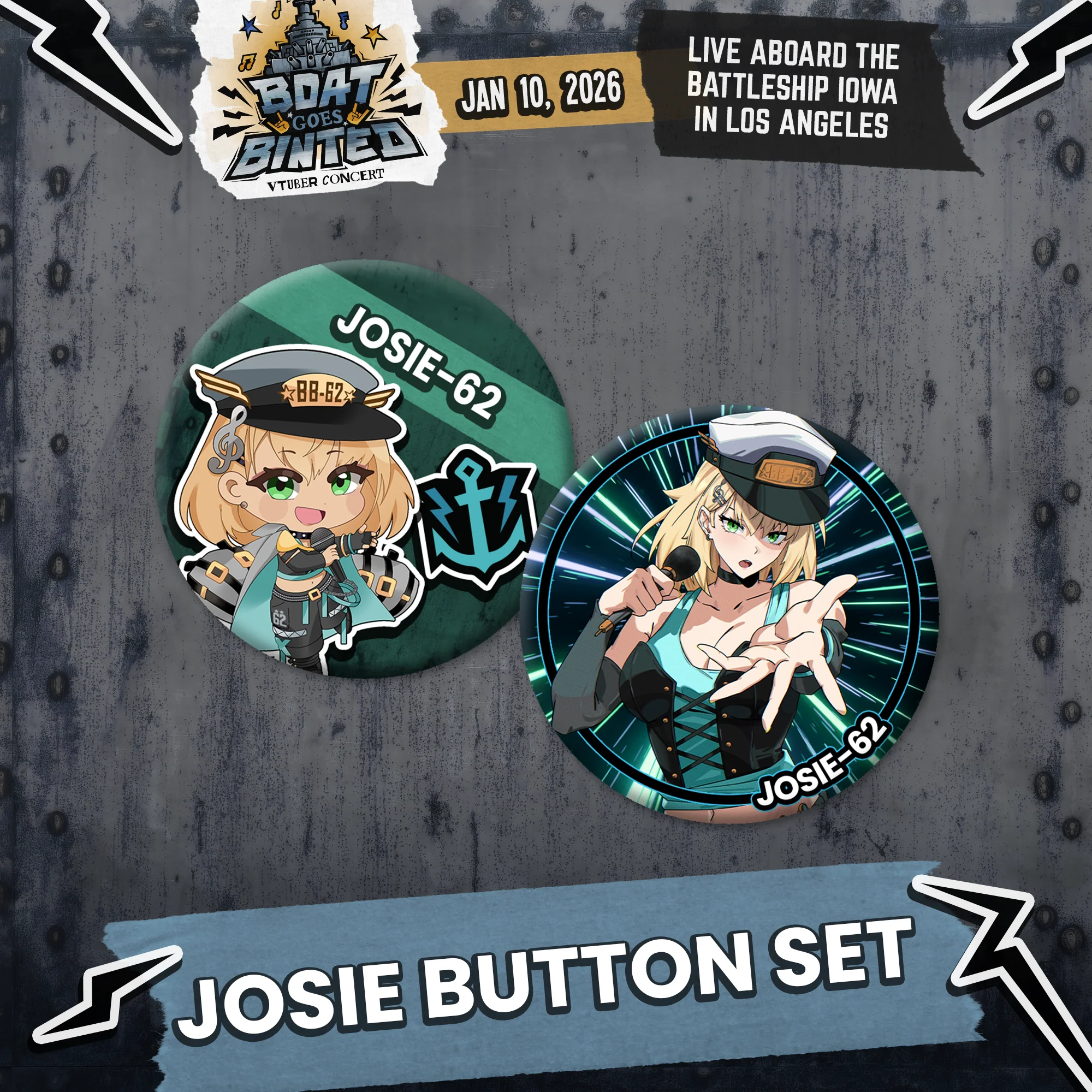 Boat Goes Binted : Button Sets - Image 5