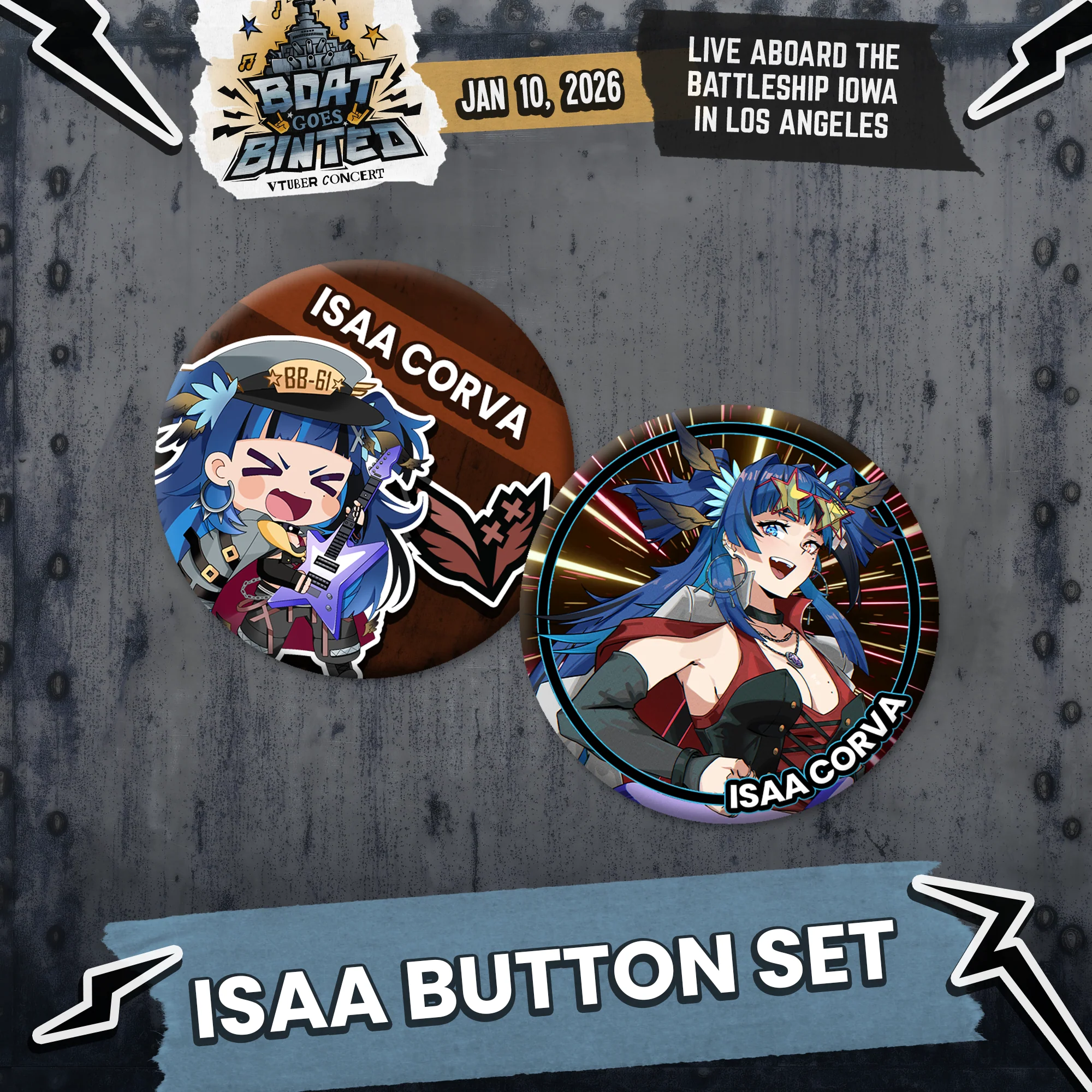 Boat Goes Binted : Button Sets - Image 8