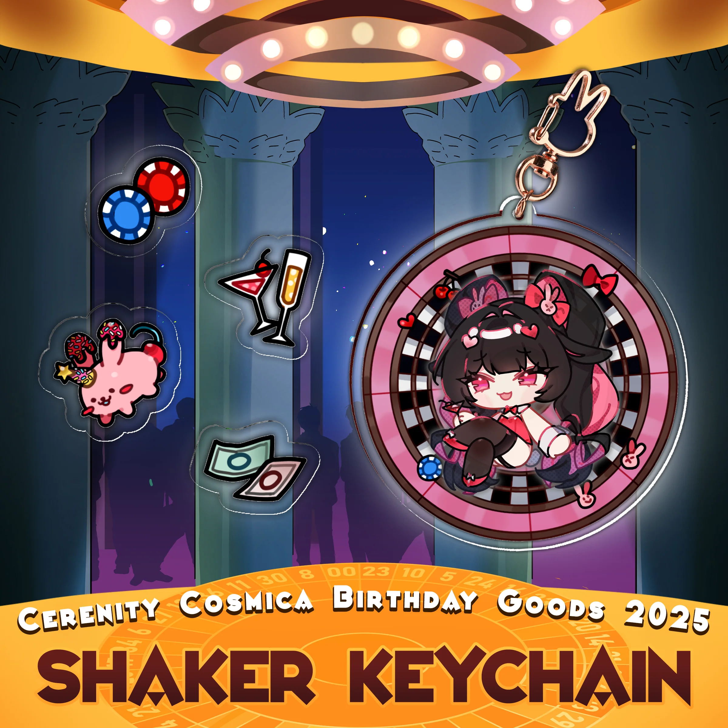 Cerenity Cosmica : Shaker Keychain - Image 2