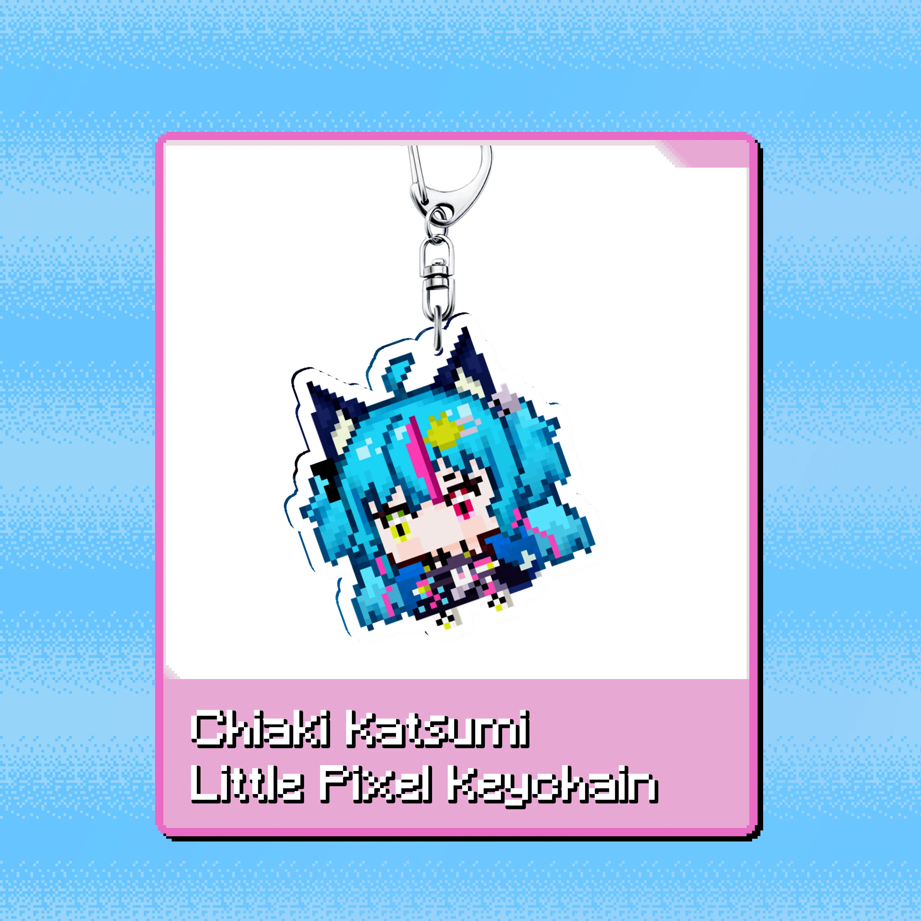 Chiaki Katsumi : Little Pixel Keychain