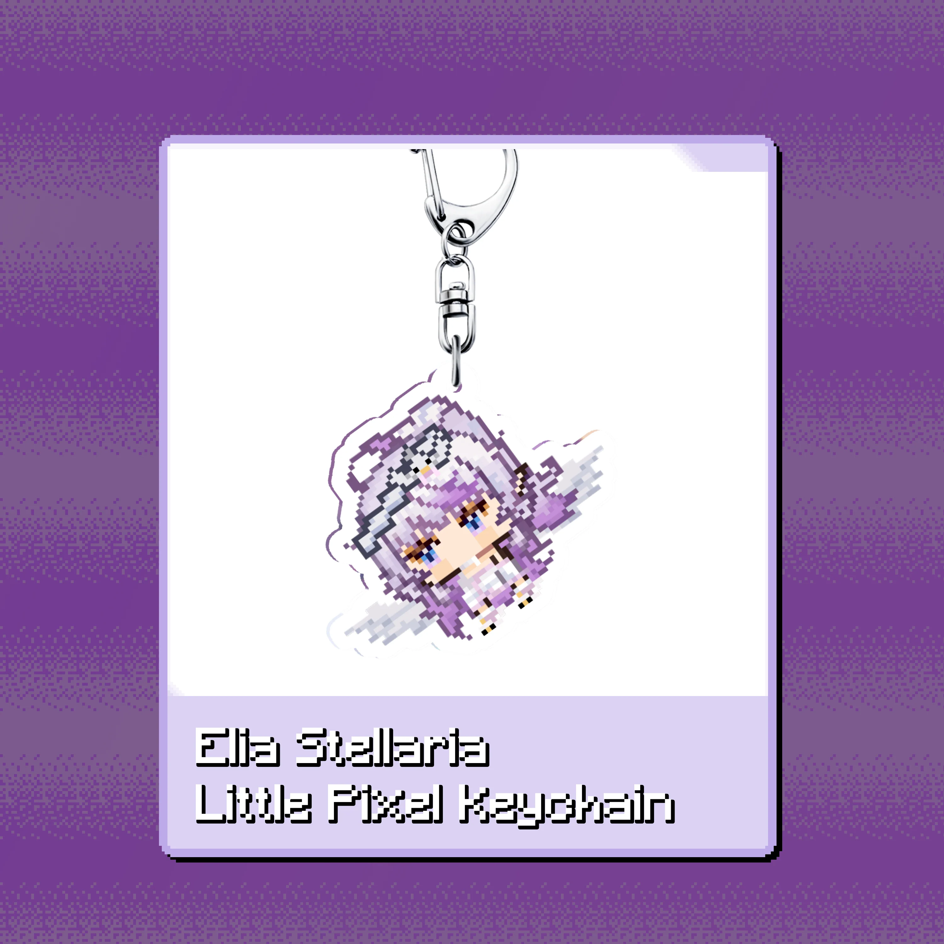 Elia Stellaria : Little Pixel Keychain