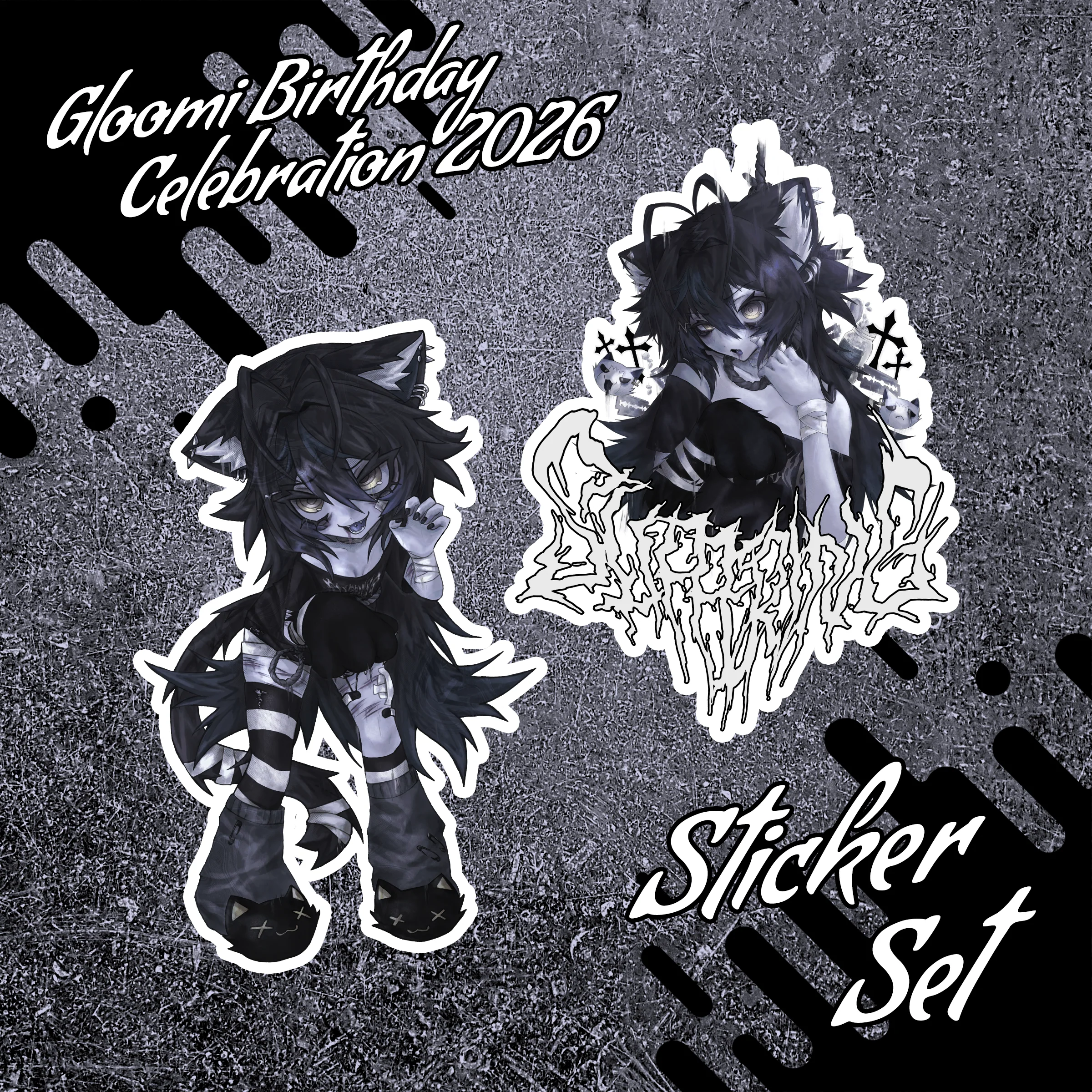Gloomi : Sticker Set