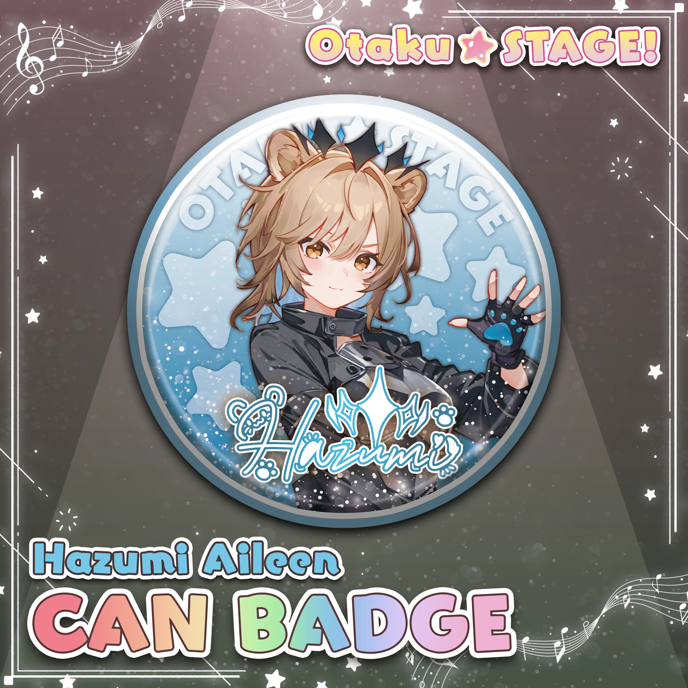 Otaku Stage : Pia & Hazumi Can Badge Set - Image 3