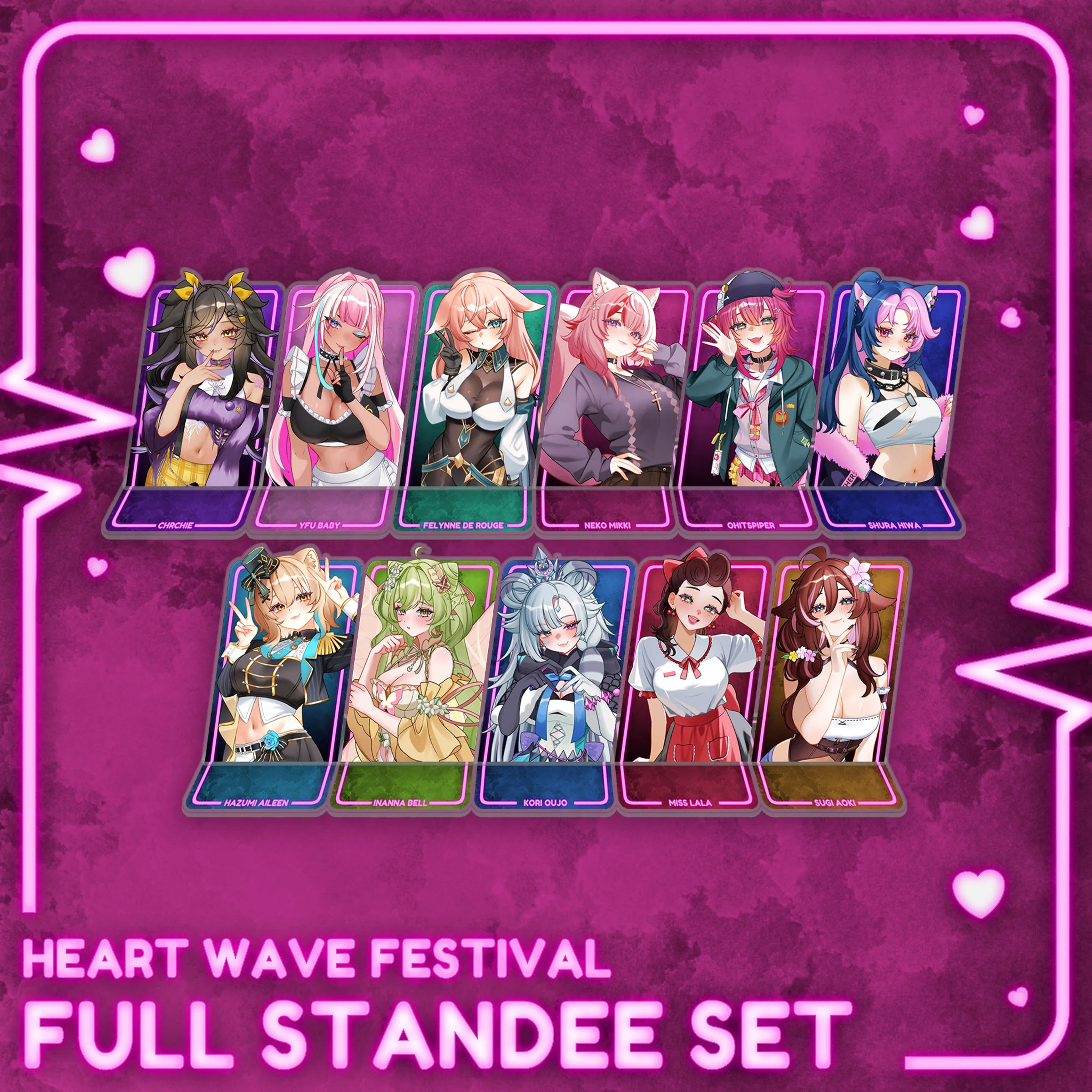 HeartWAVE : Full Standee Set