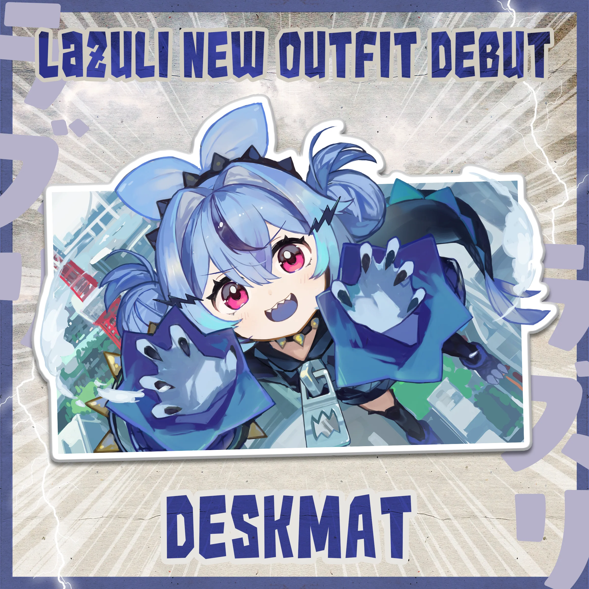 Lazuli : Kaiju Deskmat