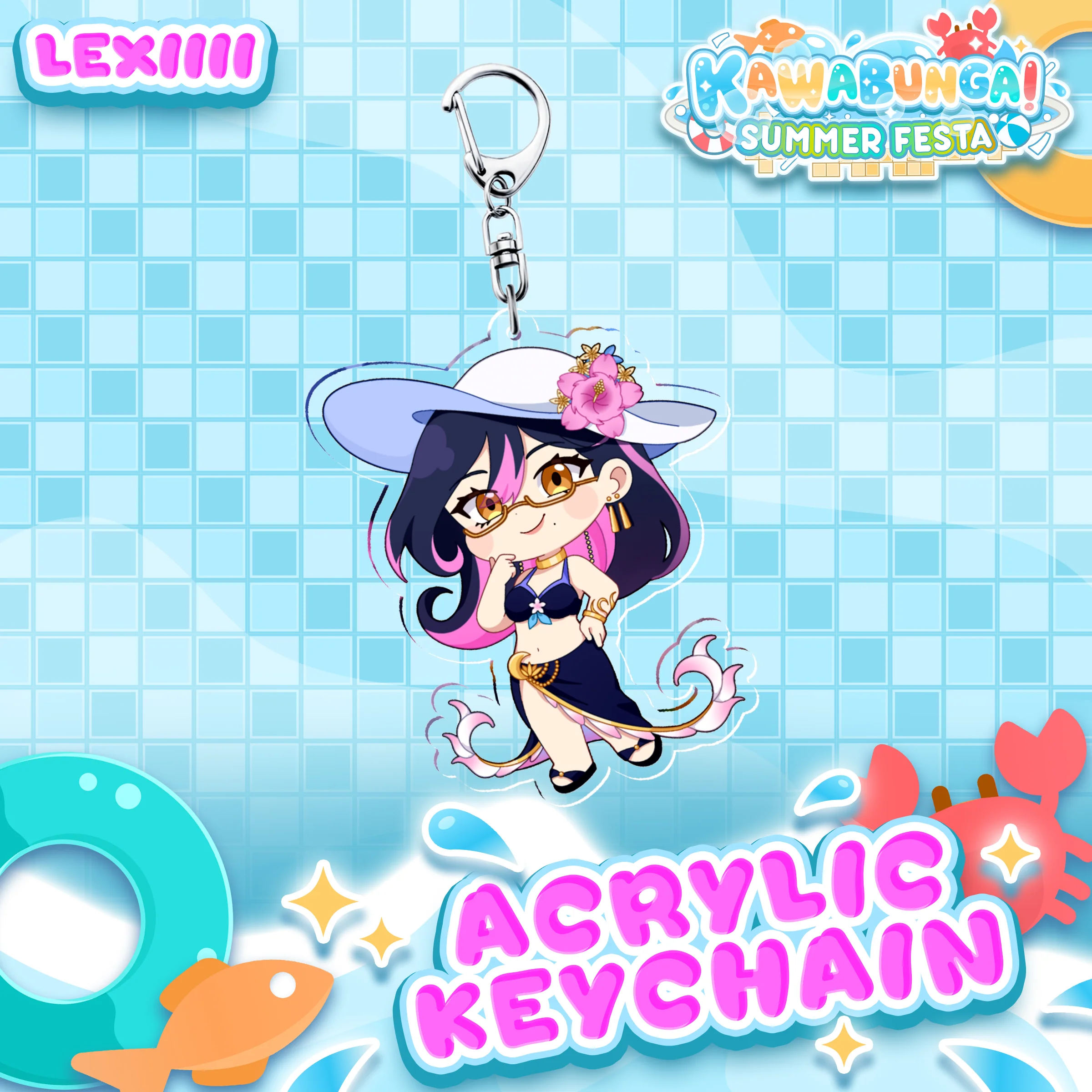 Kawa Staff : Lexiiii Kawabunga Keychain