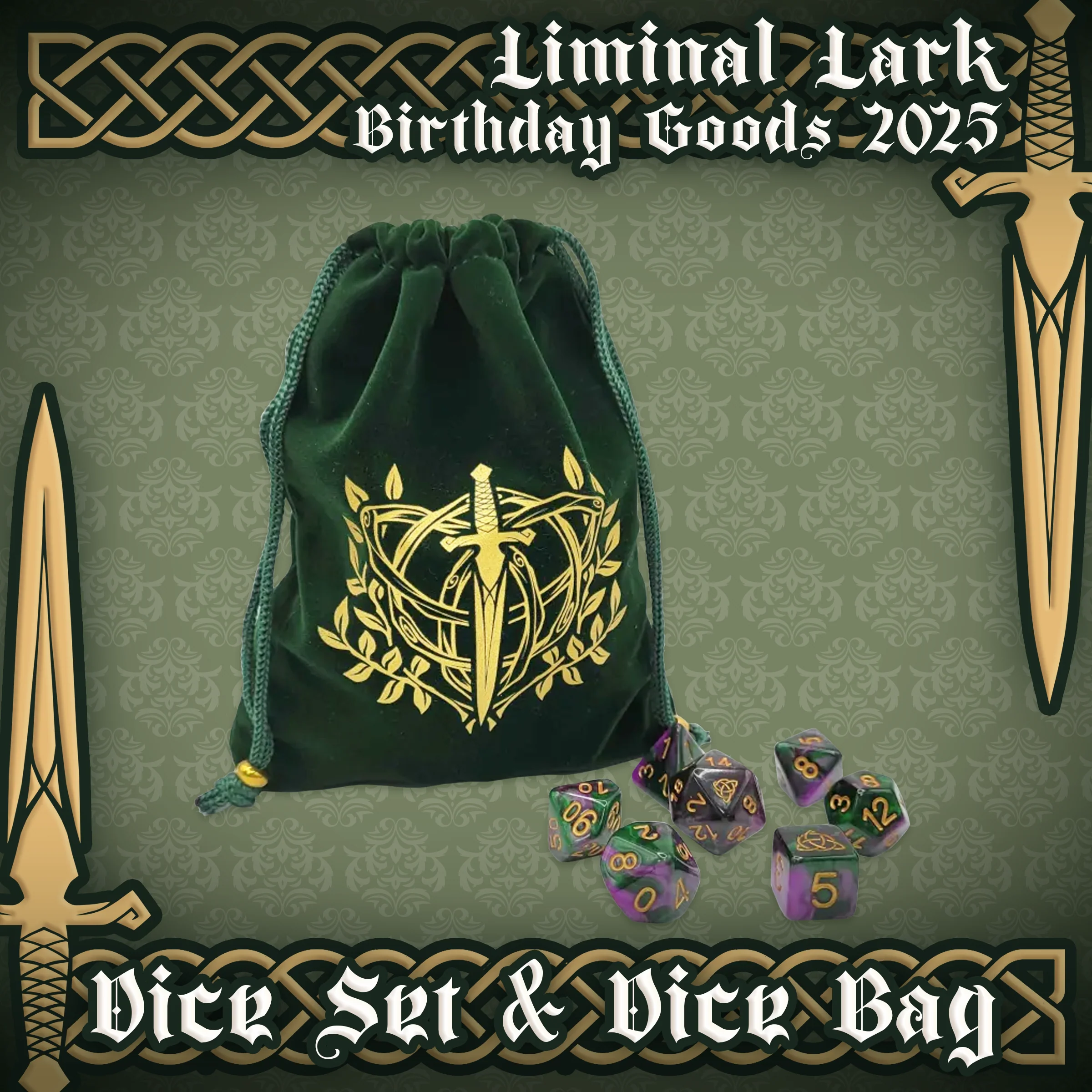 Liminal Lark : Dice Bag Set