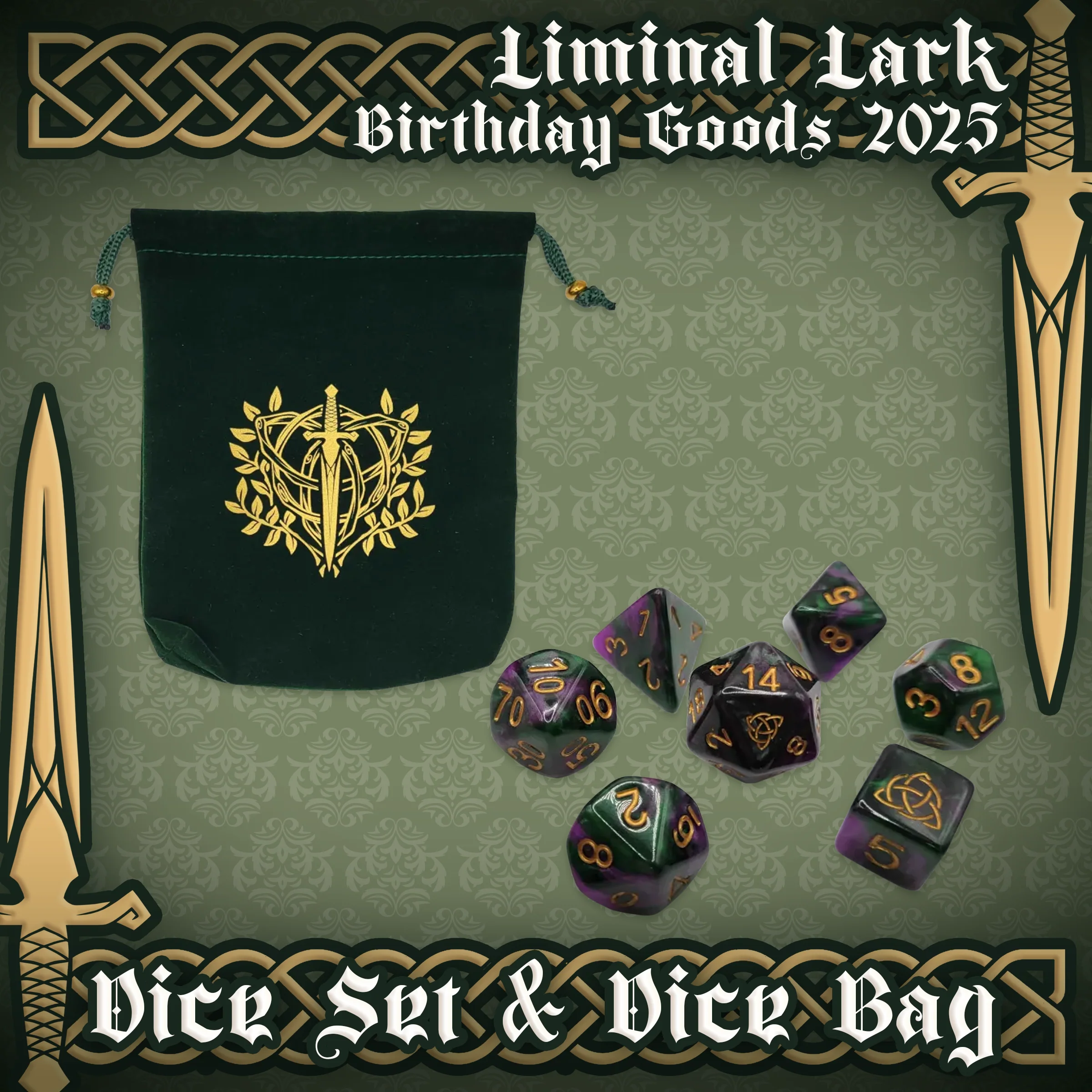 Liminal Lark : Dice Bag Set - Image 3