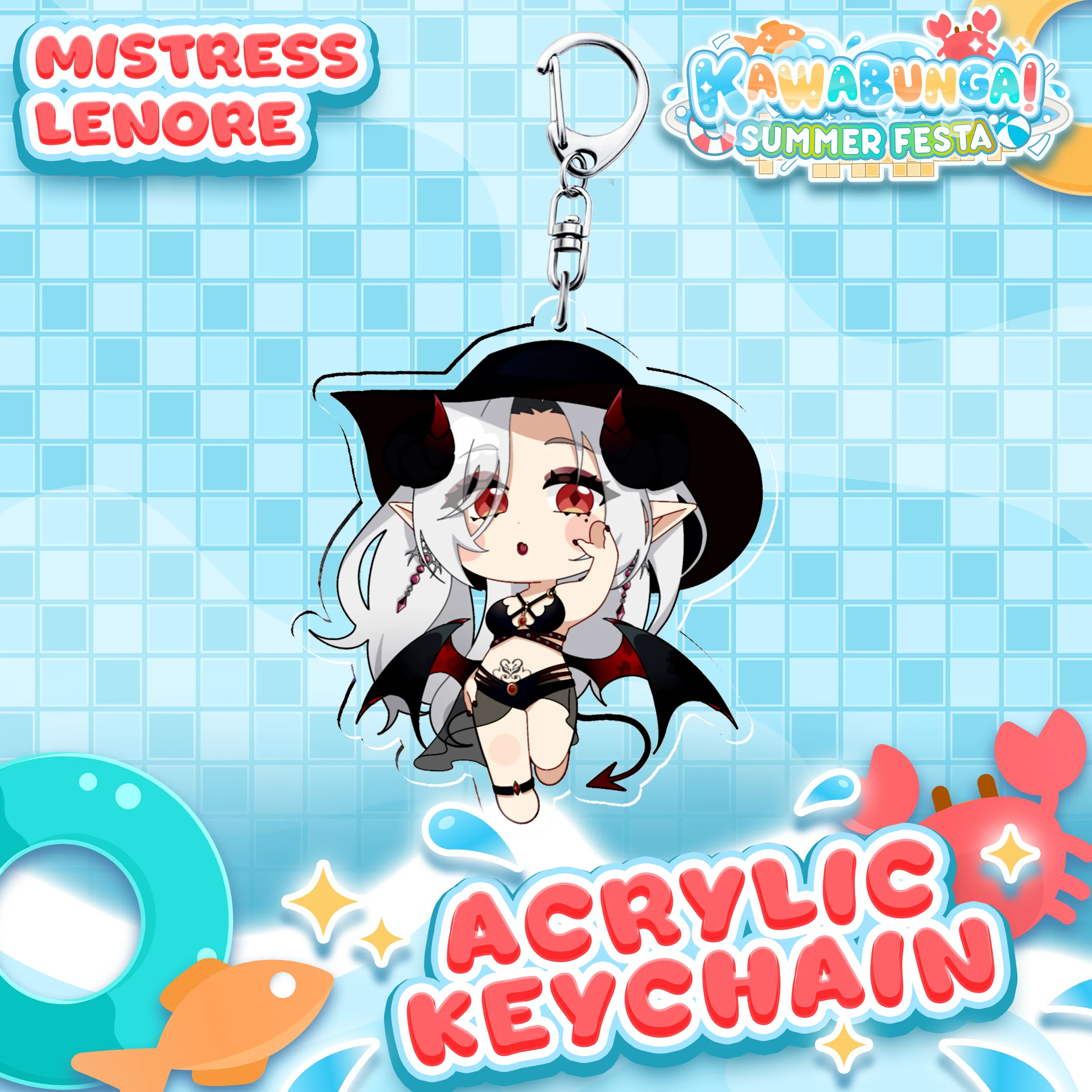 Mistress Lenore : Kawabunga Keychain