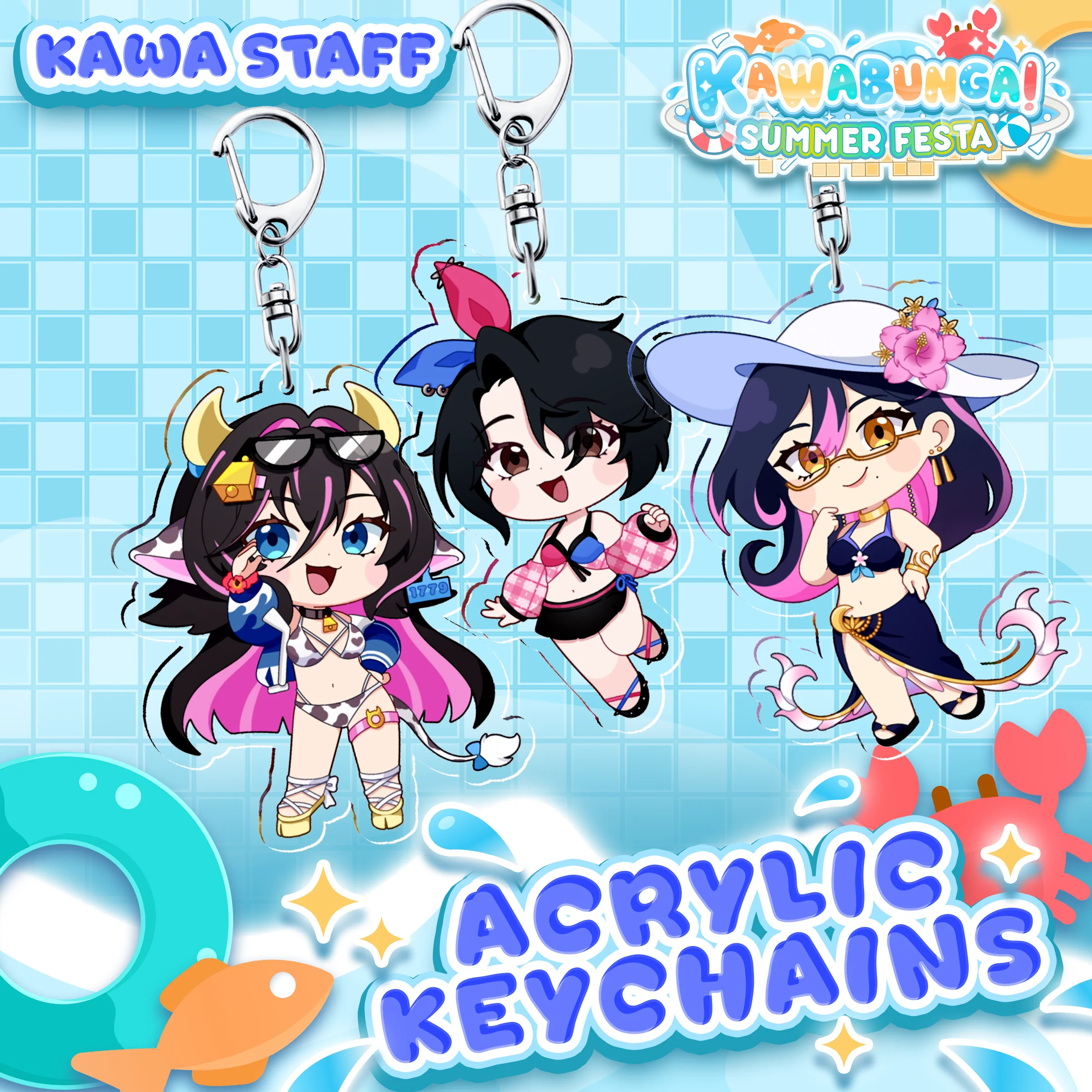 Kawa Staff : Lexiiii Kawabunga Keychain - Image 2