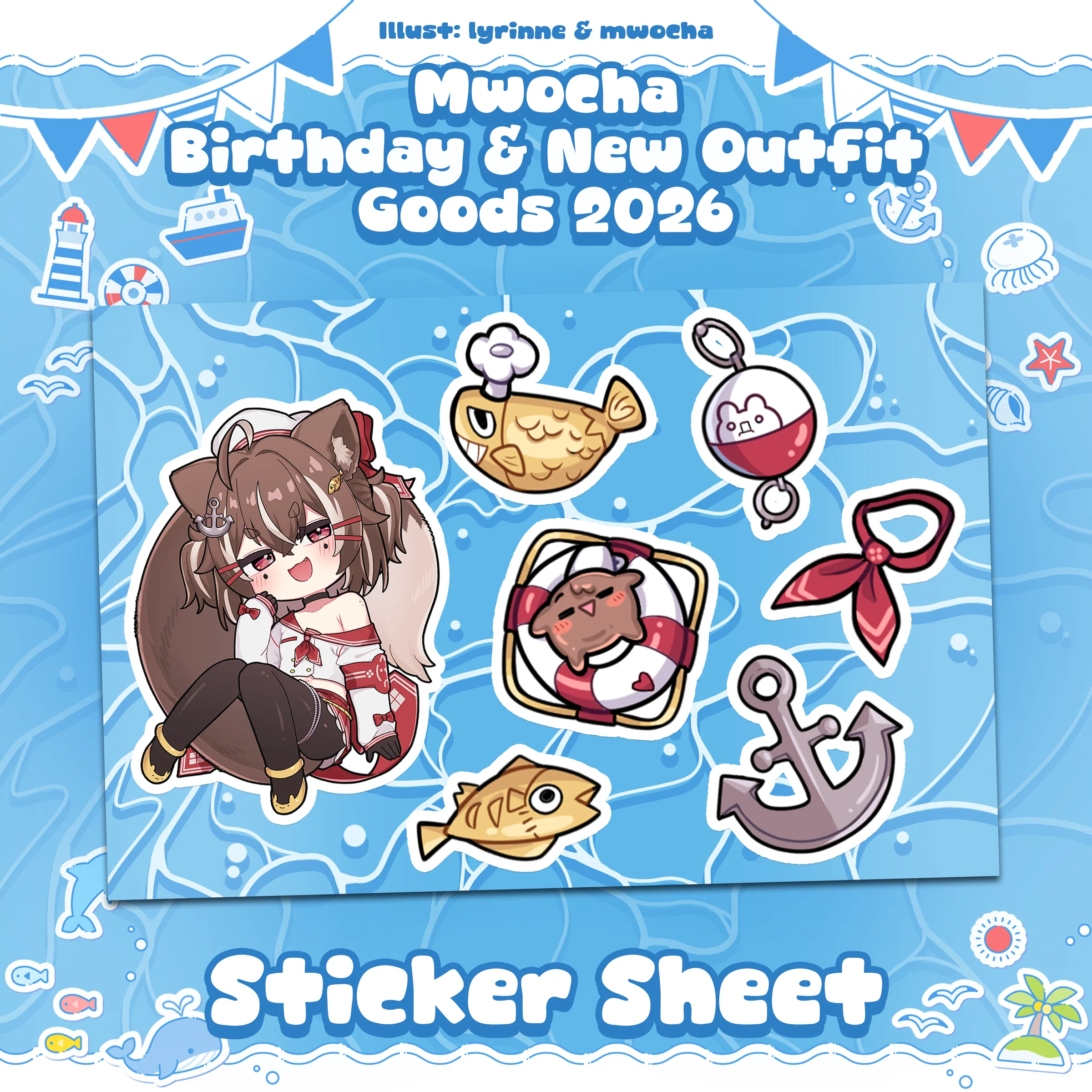 Mwocha : Sticker Sheet
