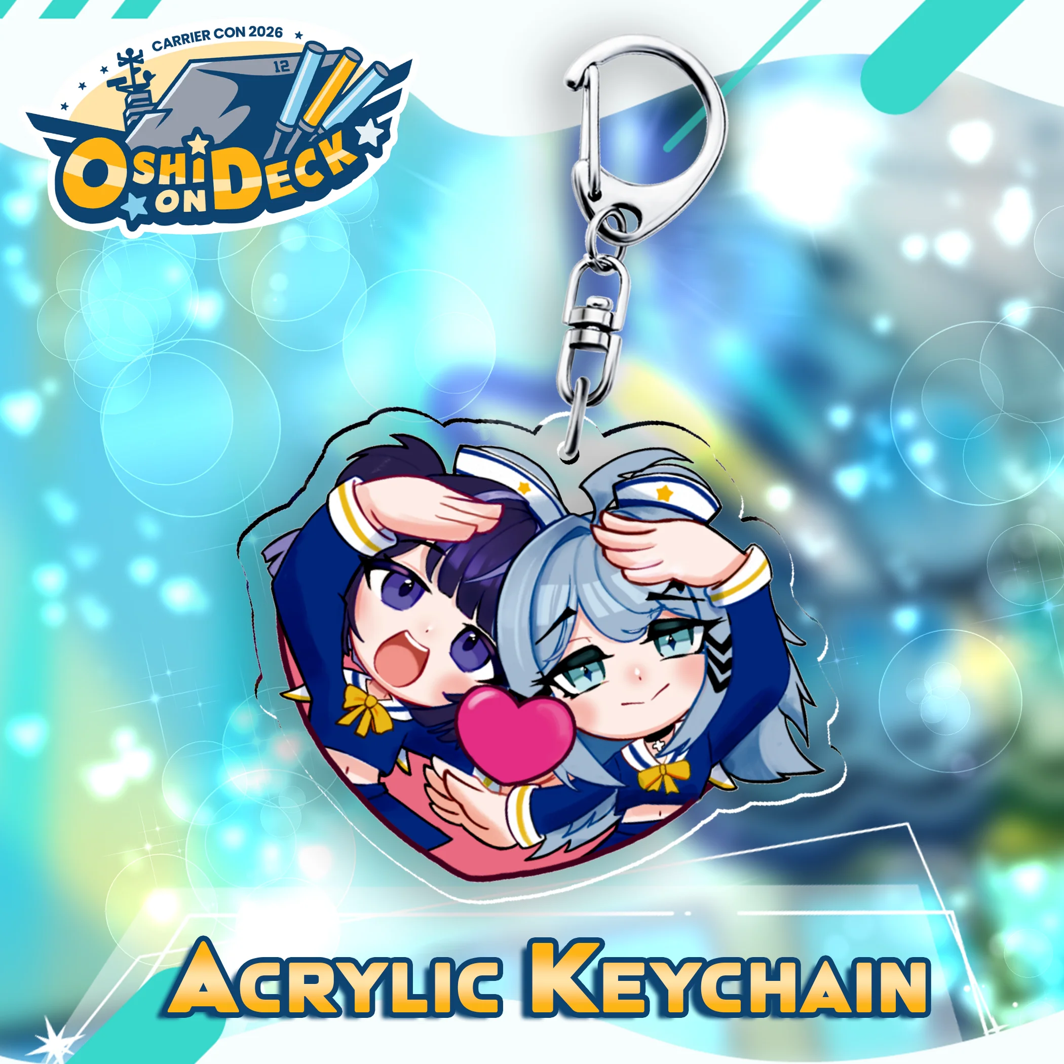 Oshi on Deck : Acrylic Keychains - Image 2