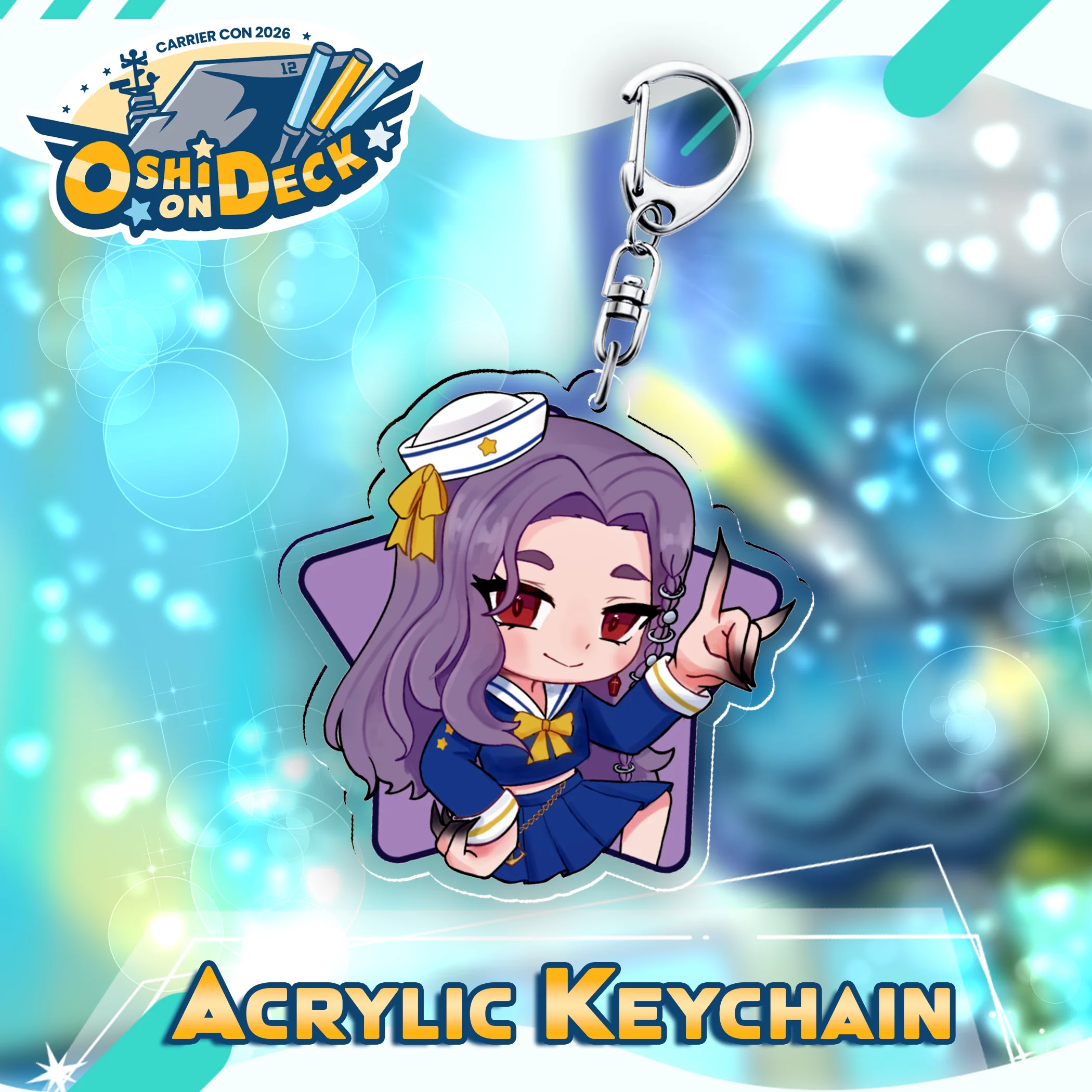 Oshi on Deck : Acrylic Keychains - Image 6