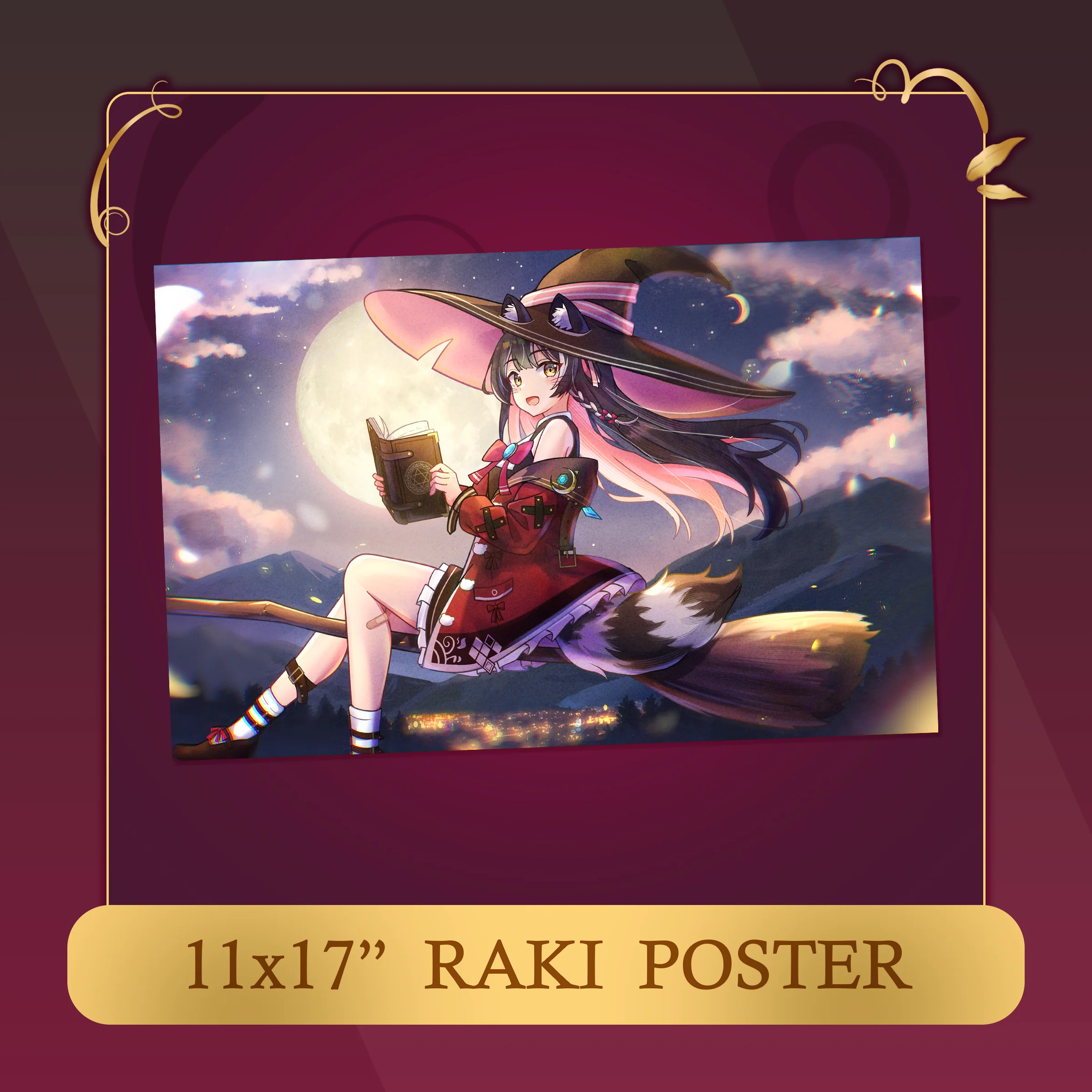 Raki Kazuki : 11x17" Poster Print
