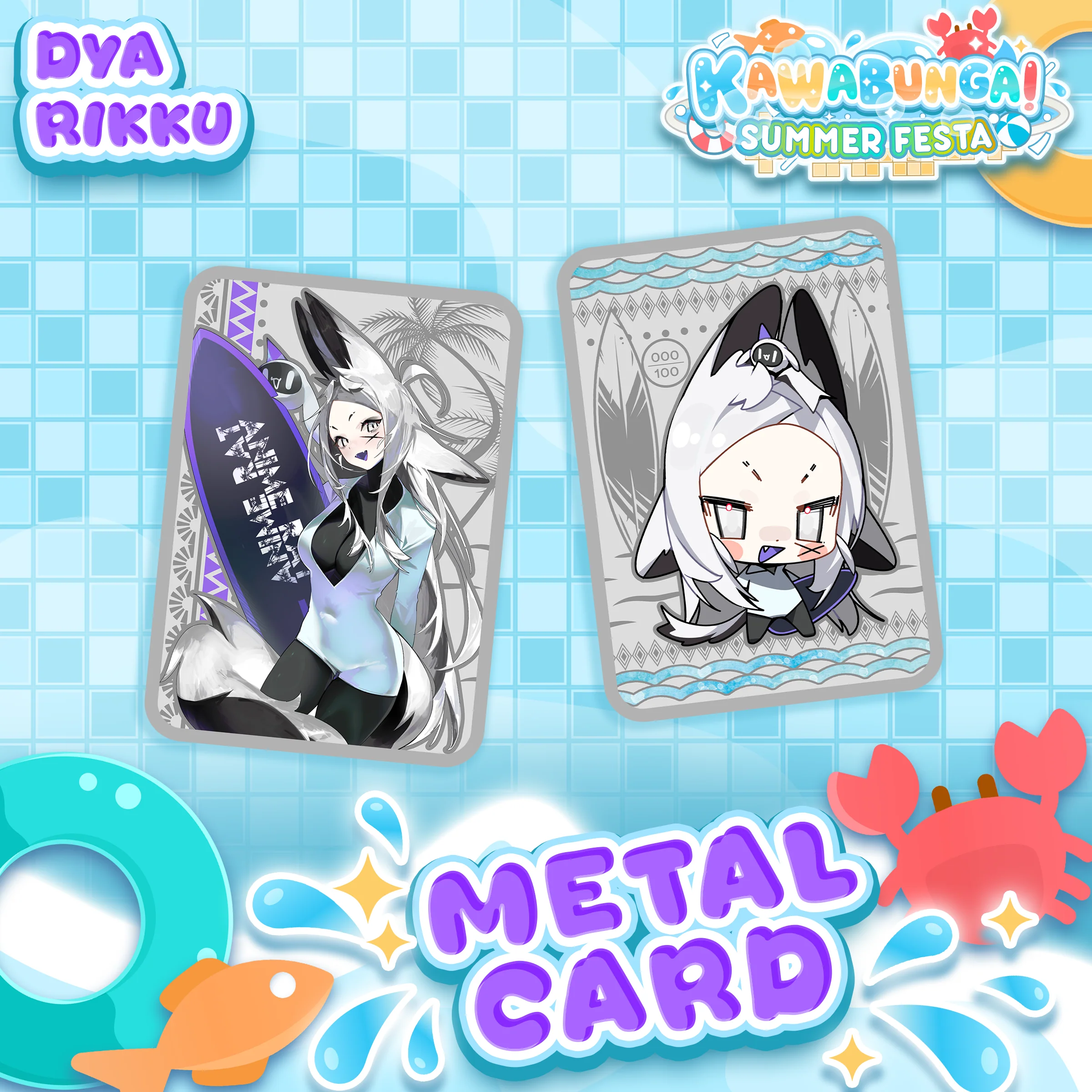 Rikku : Metal Card