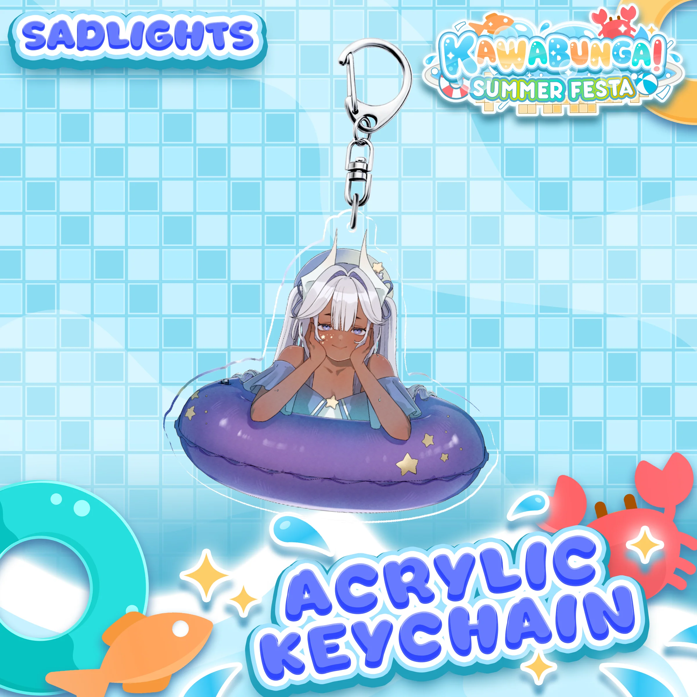 Sadlights : Kawabunga Keychain