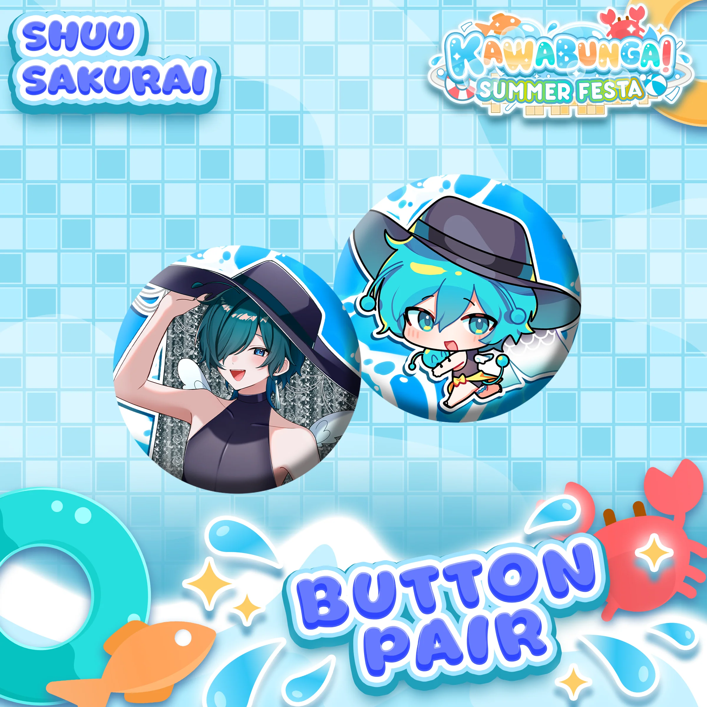 Shuu Sakurai : Button Pair