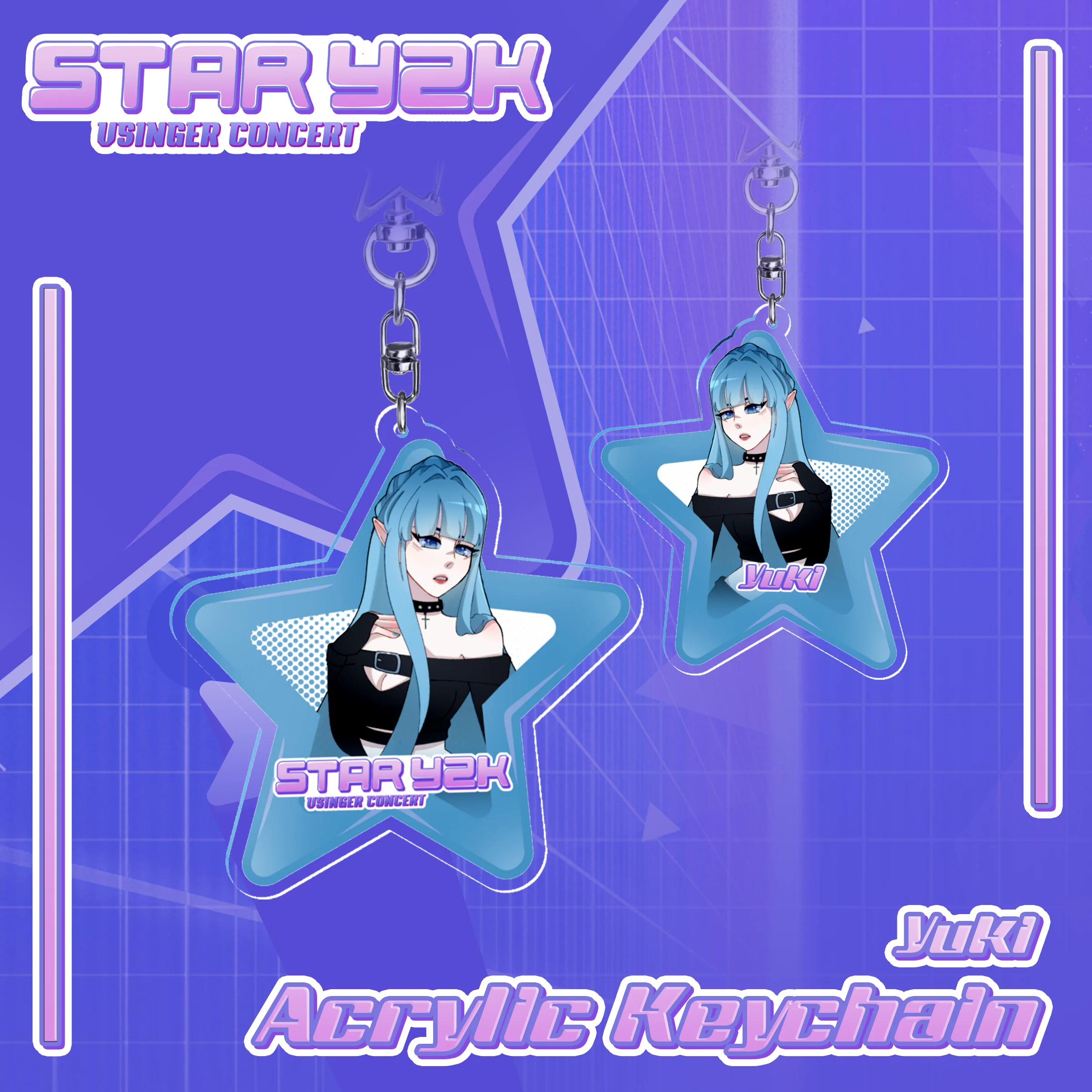 Star Y2K : Yuki Keychain