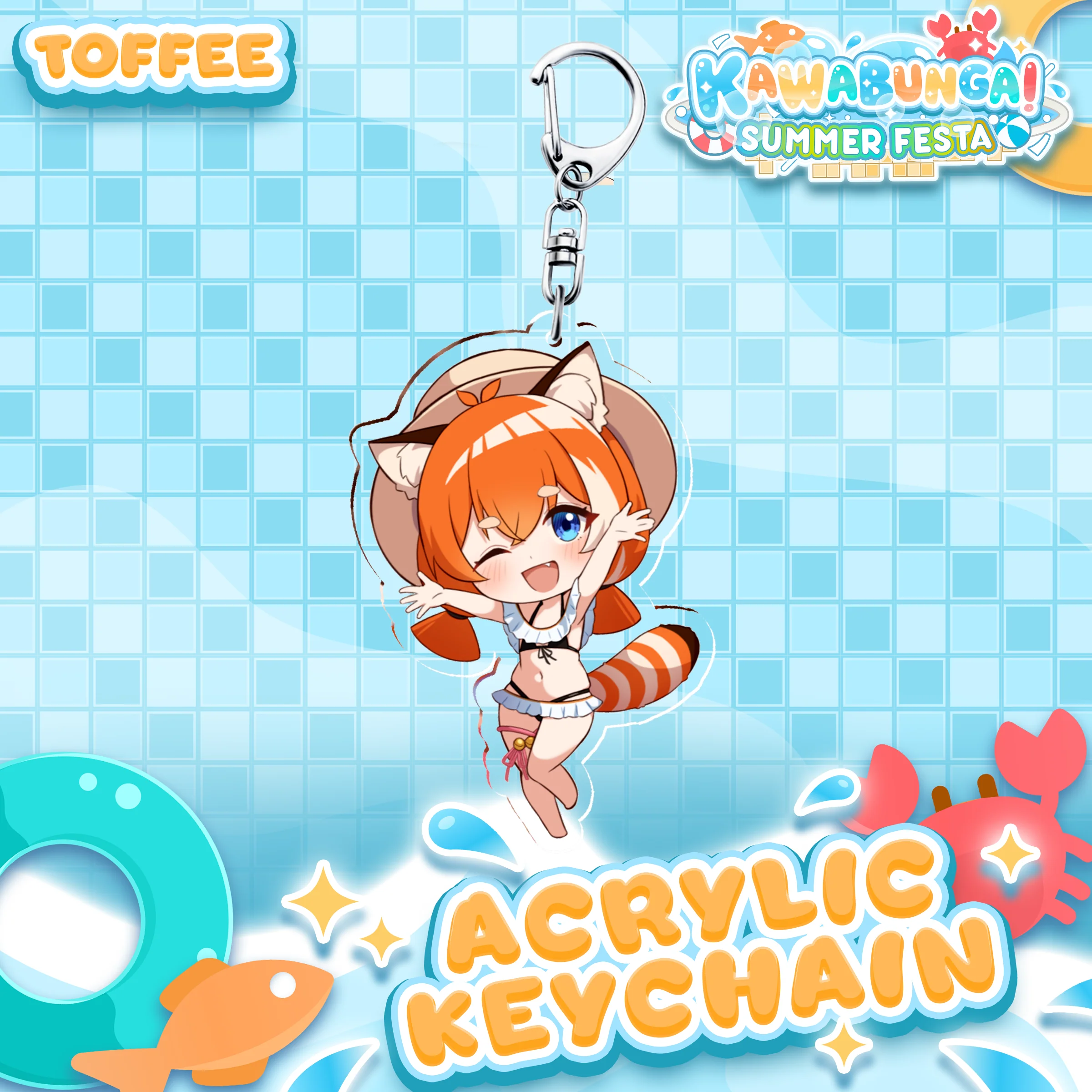 Toffee : Kawabunga Keychain
