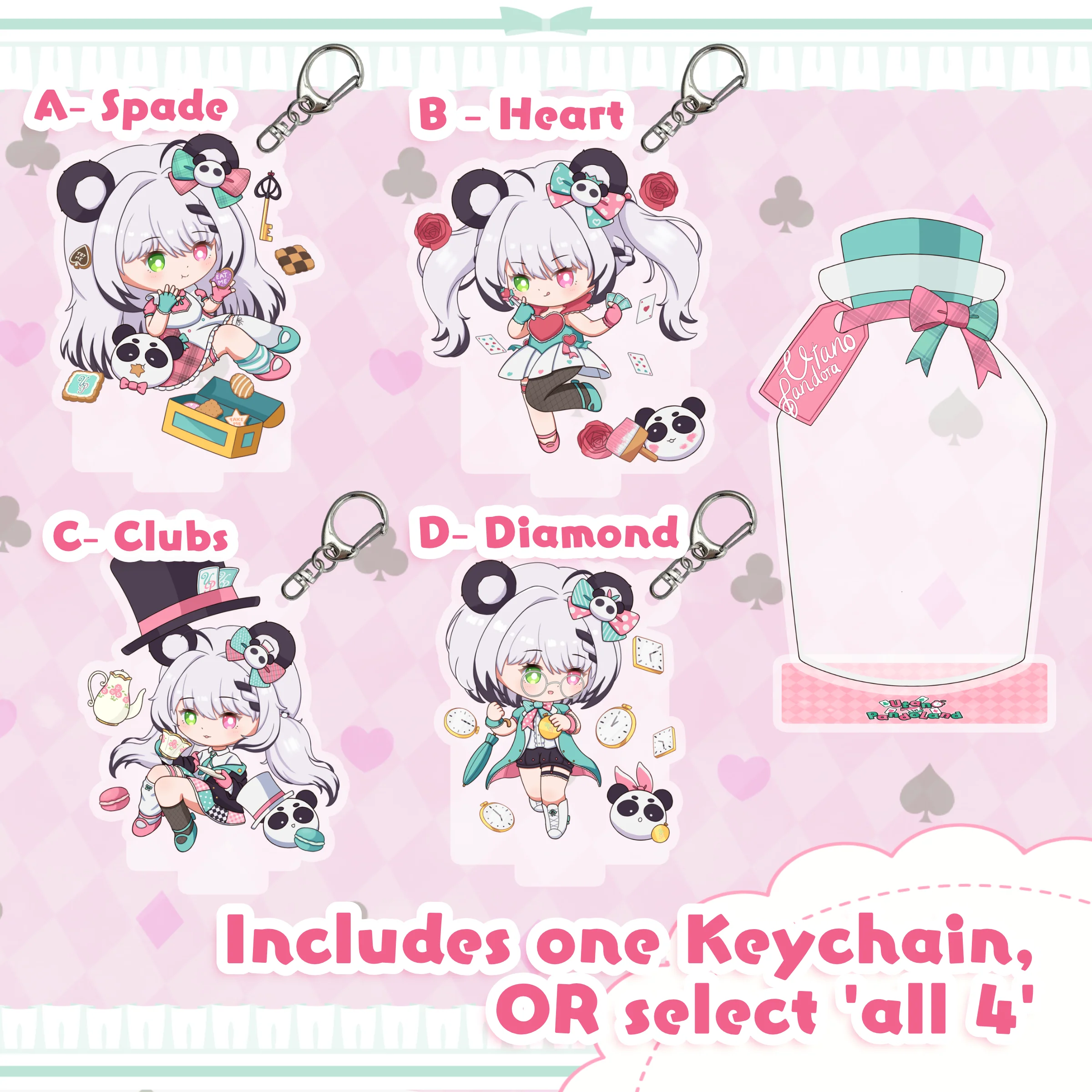 Utano Pandora : Acrylic Diorama Keychain & Standee - Image 2